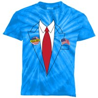 Donald Trump Halloween Costume Cute President Gift Kids Tie-Dye T-Shirt