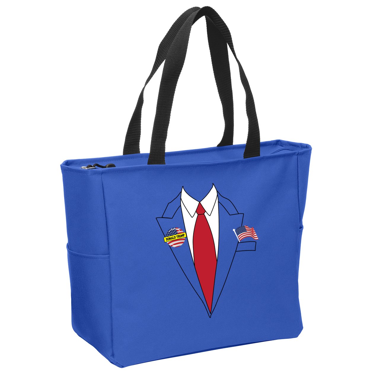 Donald Trump Halloween Costume Cute President Gift Zip Tote Bag