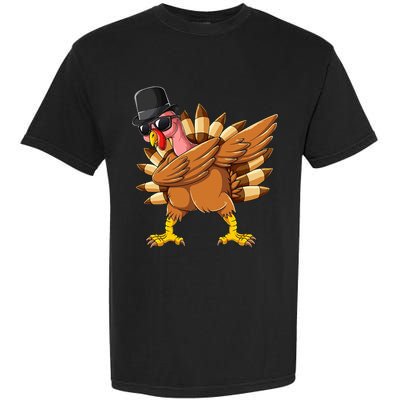 Dabbing Turkey Hat Funny Gifts Thanksgiving Garment-Dyed Heavyweight T-Shirt