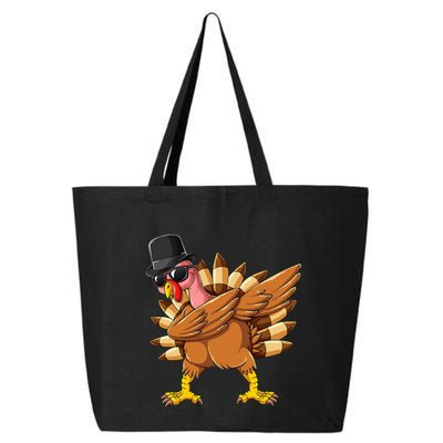 Dabbing Turkey Hat Funny Gifts Thanksgiving 25L Jumbo Tote