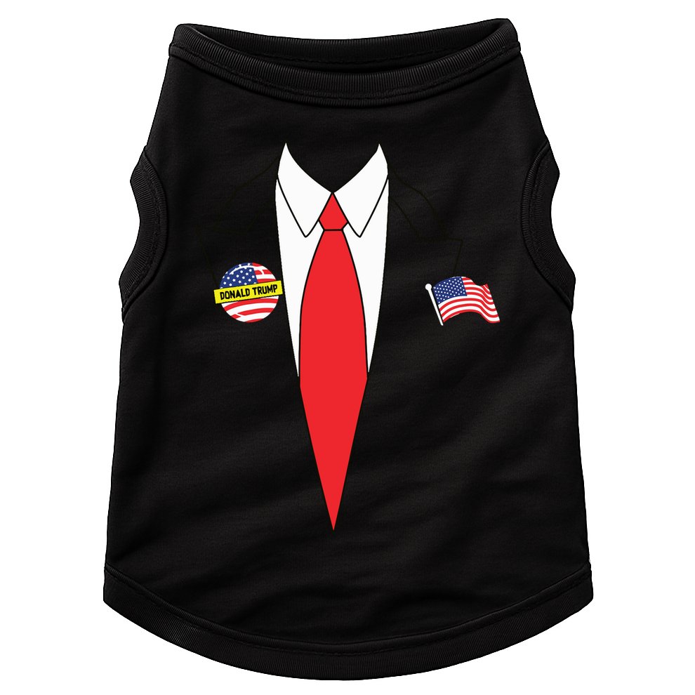 Donald Trump Halloween Costume Cute President Gift Doggie Tank