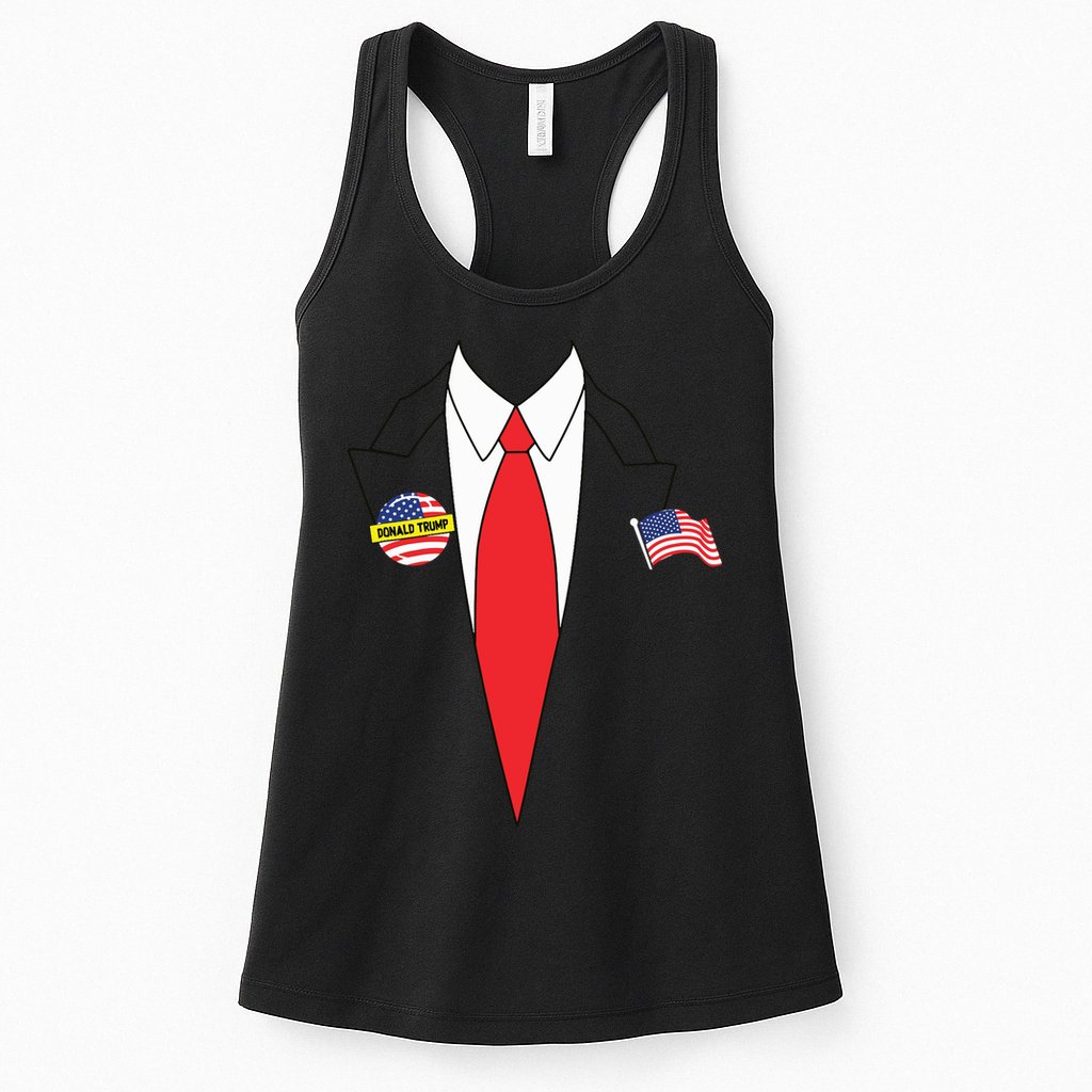Donald Trump Halloween Costume Cute President Gift Womens Tank Top