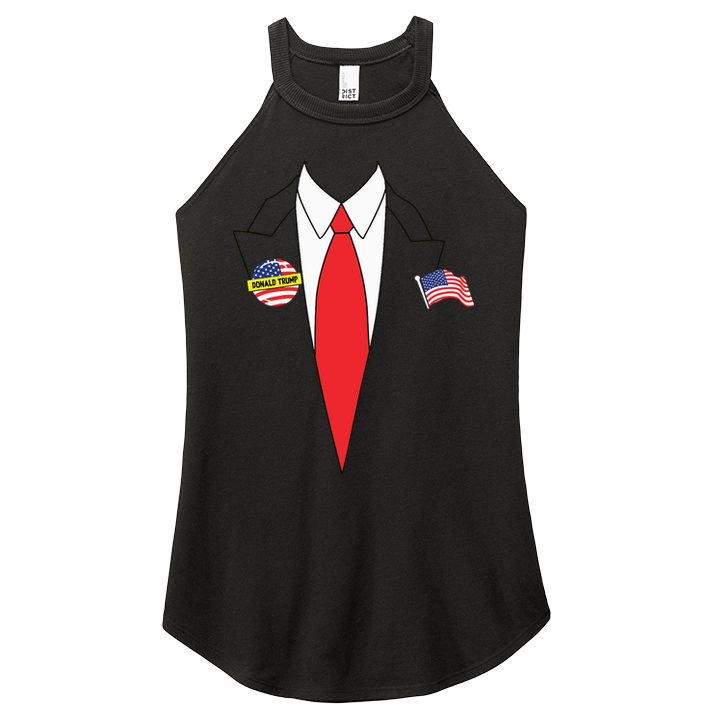 Donald Trump Halloween Costume Cute President Gift Women's Perfect Tri Rocker Tank