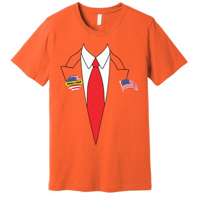 Donald Trump Halloween Costume Cute President Gift Premium T-Shirt