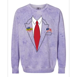 Donald Trump Halloween Costume Cute President Gift Cool Gift Colorblast Crewneck Sweatshirt