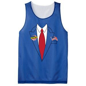 Donald Trump Halloween Costume Cute President Gift Cool Gift Mesh Reversible Basketball Jersey Tank