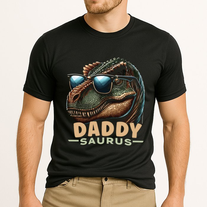 Daddysaurus The Heartwarming Majesty Of Real Fathers Meaningful Gift Cooling Performance Crew T-Shirt