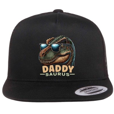 Daddysaurus The Heartwarming Majesty Of Real Fathers Meaningful Gift Flatbill Hat