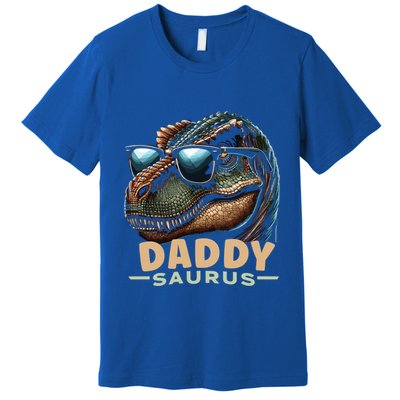 Daddysaurus The Heartwarming Majesty Of Real Fathers Meaningful Gift Premium T-Shirt