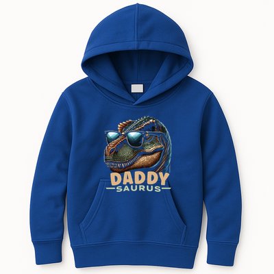 Daddysaurus The Heartwarming Majesty Of Real Fathers Meaningful Gift Kids Hoodie