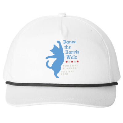 Dance The Harris Walz 2024 Cat Lady Vote Kamala Election Snapback Five-Panel Rope Hat