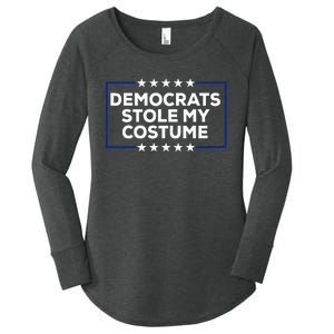 Donald Trump Halloween Costume Democrats Stole My Costume Women's Perfect Tri Tunic Long Sleeve Shirt