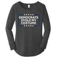 Donald Trump Halloween Costume Democrats Stole My Costume Women's Perfect Tri Tunic Long Sleeve Shirt