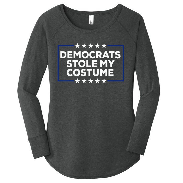 Donald Trump Halloween Costume Democrats Stole My Costume Women's Perfect Tri Tunic Long Sleeve Shirt