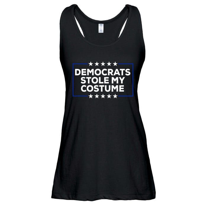 Donald Trump Halloween Costume Democrats Stole My Costume Ladies Essential Flowy Tank