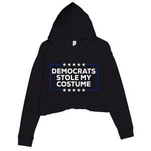 Donald Trump Halloween Costume Democrats Stole My Costume Crop Fleece Hoodie