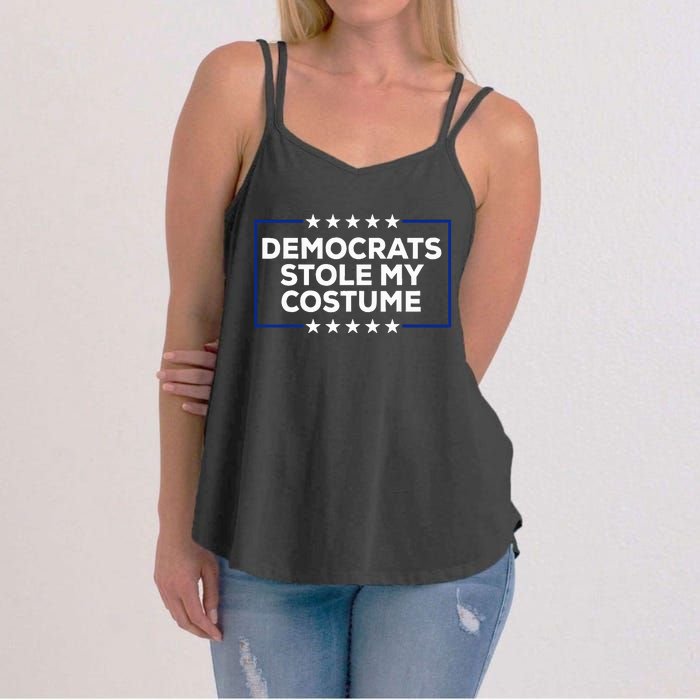 Donald Trump Halloween Costume Democrats Stole My Costume Women's Strappy Tank