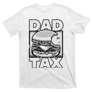 Dad Tax Hamburger Bite T-Shirt