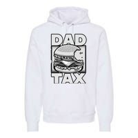 Dad Tax Hamburger Bite Premium Hoodie