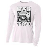 Dad Tax Hamburger Bite Cooling Performance Long Sleeve Crew