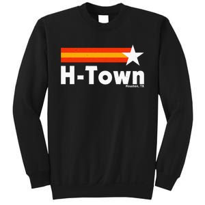 Distressed Town Houston Texas Strong Retro Houston Sweatshirt