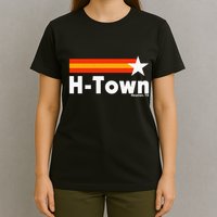 Distressed Town Houston Texas Strong Retro Houston T-Shirt