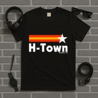 Distressed Town Houston Texas Strong Retro Houston T-Shirt
