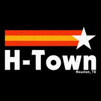 Distressed Town Houston Texas Strong Retro Houston T-Shirt