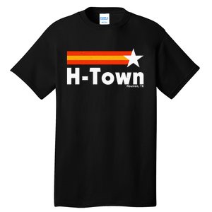 Distressed Town Houston Texas Strong Retro Houston Tall T-Shirt