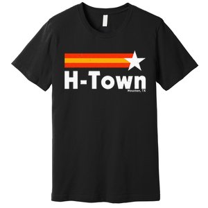 Distressed Town Houston Texas Strong Retro Houston Premium T-Shirt