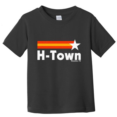 Distressed Town Houston Texas Strong Retro Houston Toddler T-Shirt