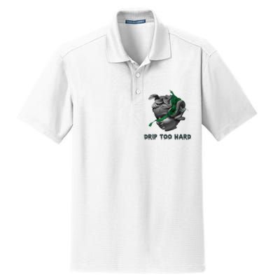 Drip Too Hard Street Dry Zone Grid Polo