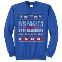 Deck The Halls Beta Blockers Nurse Christmas Ugly Cute Gift Cute Gift Sweatshirt