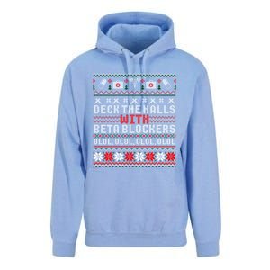 Deck The Halls Beta Blockers Nurse Christmas Ugly Cute Gift Cute Gift Unisex Surf Hoodie