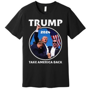 Donald Trump HeLl Never Stop Fighting To Save America Premium T-Shirt