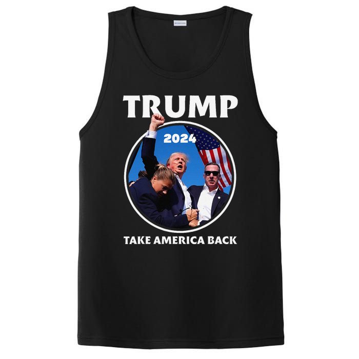 Donald Trump HeLl Never Stop Fighting To Save America PosiCharge Competitor Tank