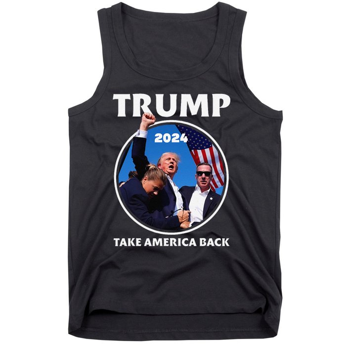 Donald Trump HeLl Never Stop Fighting To Save America Tank Top