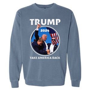 Donald Trump HeLl Never Stop Fighting To Save America Garment-Dyed Sweatshirt