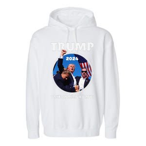 Donald Trump HeLl Never Stop Fighting To Save America Garment-Dyed Fleece Hoodie