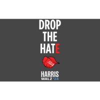 Drop The Hate No Maga Hat Vote Kamala Harris Tim Walz 24 Bumper Sticker