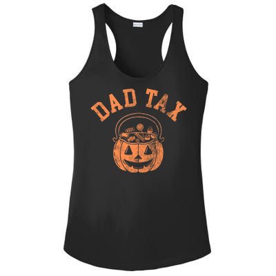 Dad Tax Halloween Trick Or Treat Candy Pumkin Dad Joke Ladies PosiCharge Competitor Racerback Tank