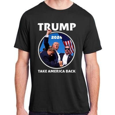 Donald Trump HeLl Never Stop Fighting To Save America Adult ChromaSoft Performance T-Shirt