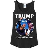 Donald Trump HeLl Never Stop Fighting To Save America Ladies Essential Tank