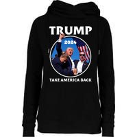 Donald Trump HeLl Never Stop Fighting To Save America Womens Funnel Neck Pullover Hood