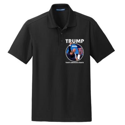 Donald Trump HeLl Never Stop Fighting To Save America Dry Zone Grid Polo