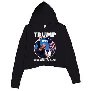 Donald Trump HeLl Never Stop Fighting To Save America Crop Fleece Hoodie