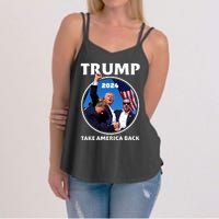 Donald Trump HeLl Never Stop Fighting To Save America Women's Strappy Tank