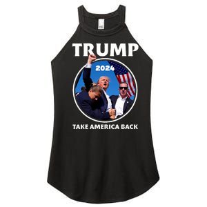 Donald Trump HeLl Never Stop Fighting To Save America Women's Perfect Tri Rocker Tank