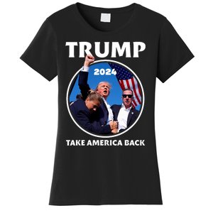 Donald Trump HeLl Never Stop Fighting To Save America Women's T-Shirt