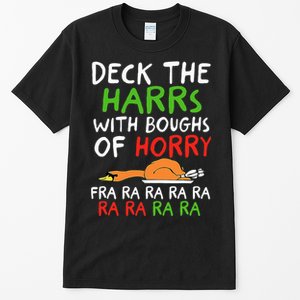 Deck The Harrs With Boughs Of Horry Fra Ra Ra Ra Goose Xmas Tall T-Shirt